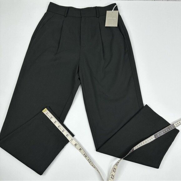 Everlane Women’s NWT Black Career The Way-High Taper Trouser Pant 4/W29/L27 - Picture 12 of 12